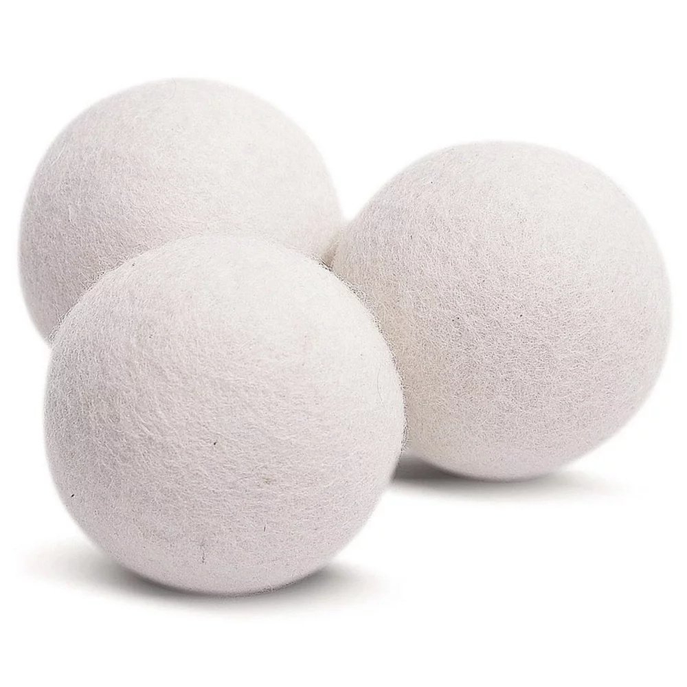 SCANPART Wäschekugel Trocknerball Wollkugeln 3 Stück