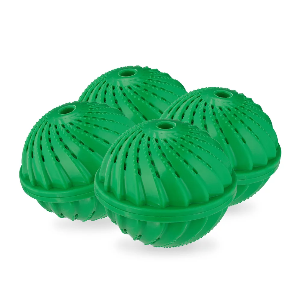 RELAXDAYS Wäschekugel Grüner Waschball 4er Set