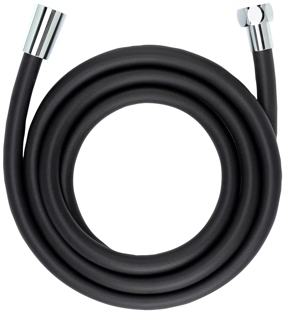 WENKO Design Brauseschlauch 175 cm Schwarz