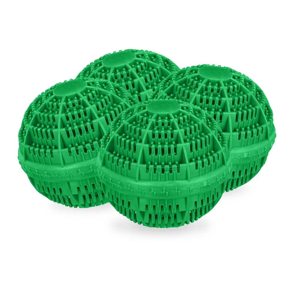 RELAXDAYS Wäschekugel Grüner Waschball 4er Set