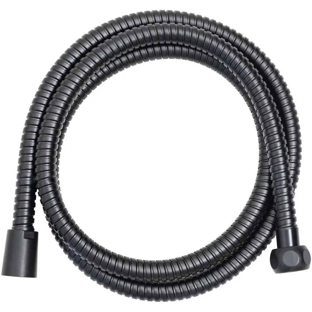 EUROSHOWERS GMBH - Schwarzer, flexibler Duschschlauch 150 cm