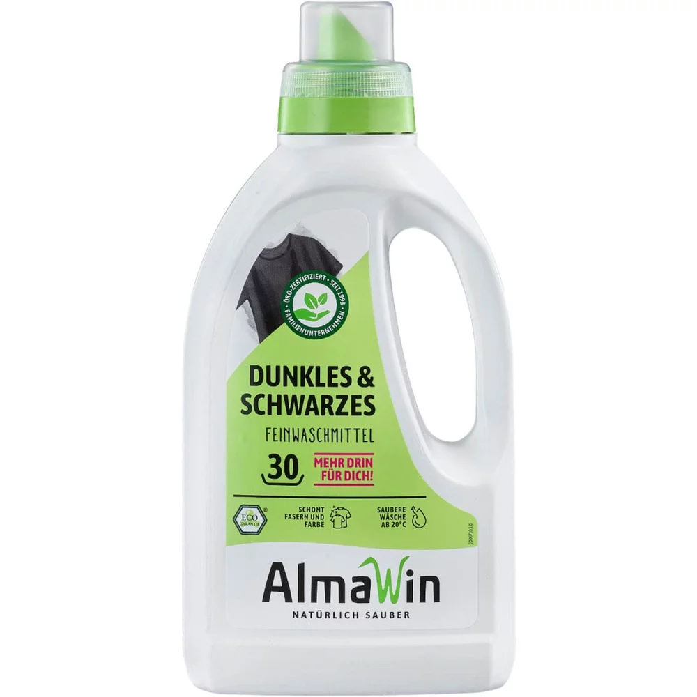 AlmaWin Waschmittel für Dunkles und Schwarzes, 0.75L